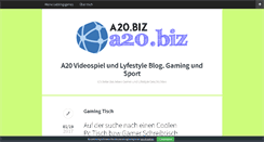 Desktop Screenshot of a20.biz